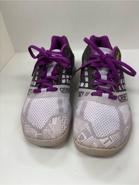 REEBOK CROSSFIT ATHLETIC SHOE SNEAKER WOMEN  9.5  LT PINK / PURPLE
KEVLAR